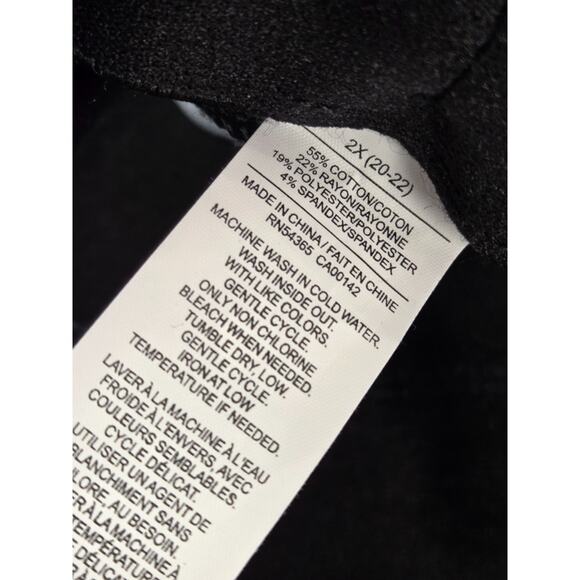 Nygard Luxe Denim Straight Jeans Jambe Droite 360° 4 Way Stretch Plus 2X 20W-22W - Picture 3 of 4